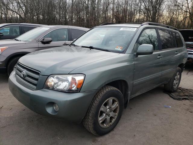 TOYOTA HIGHLANDER 2006 with VIN JTEEP21A960159818 - Photo from auction