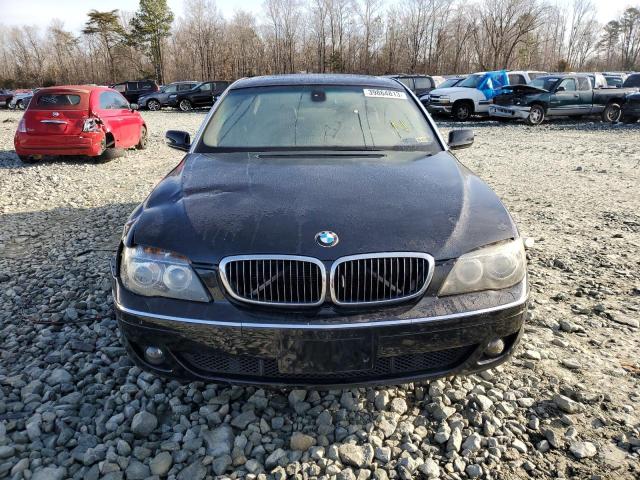 Photo 5 from auction – 2007 BMW 750 with VIN WBAHN83587DT66847