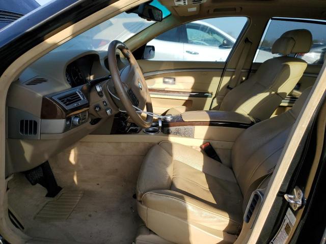 Photo 7 from auction – 2007 BMW 750 with VIN WBAHN83587DT66847