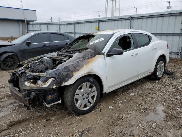 DODGE AVENGER SE 2012 with VIN 1C3CDZAB6CN242373 - Photo from auction