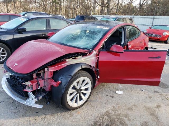 TESLA MODEL 3 2022 with VIN 5YJ3E1EAXNF369141 - Photo from auction