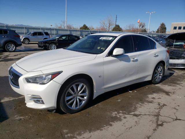 INFINITI Q50 BASE 2015 with VIN JN1BV7ARXFM409692 - Photo from auction