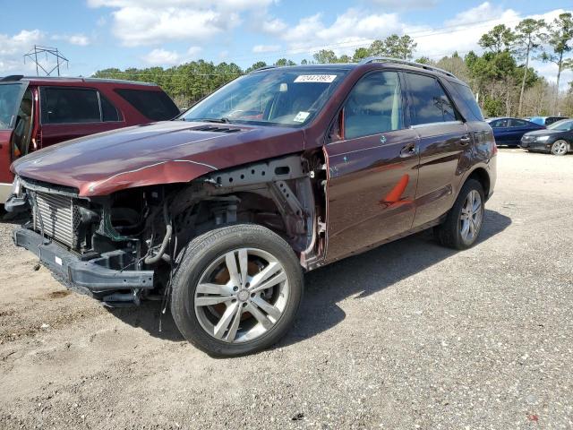 MERCEDES-BENZ ML 350 BLU 2014 with VIN 4JGDA2EB2EA315982 - Photo from auction