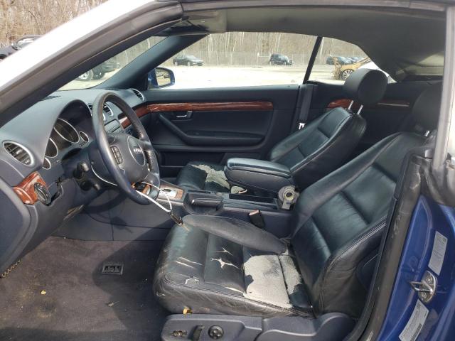 Photo 7 from auction – 2003 AUDI A4 3.0 CAB with VIN WAUAT48H93K014272