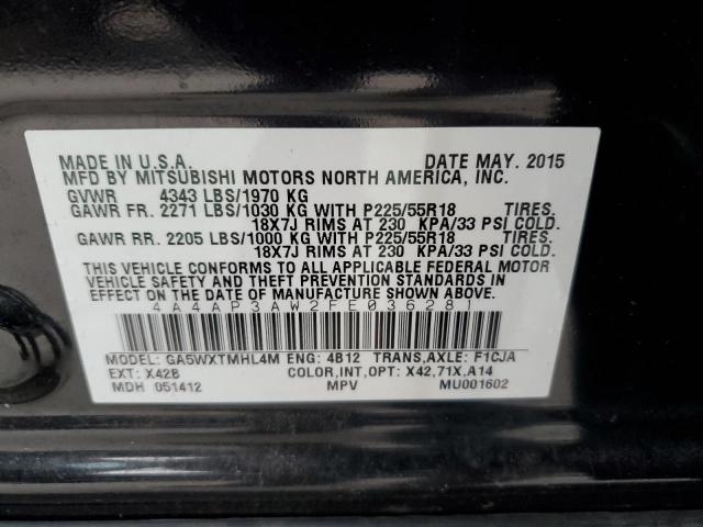 Фото 14 с аукциона – 2015 MITSUBISHI OUTLANDER с VIN 4A4AP3AW2FE036281