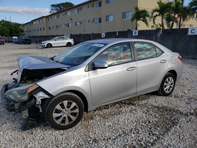 TOYOTA COROLLA L 2015 with VIN 2T1BURHEXFC345083 - Photo from auction