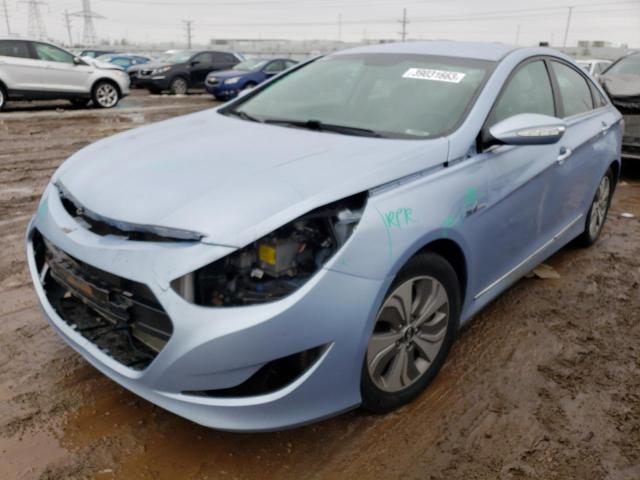 HYUNDAI SONATA HYB 2013 with VIN KMHEC4A49DA093330 - Photo from auction
