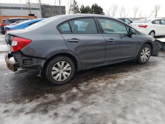 Photo 3 from auction – 2012 HONDA CIVIC LX with VIN 2HGFB2F49CH110640