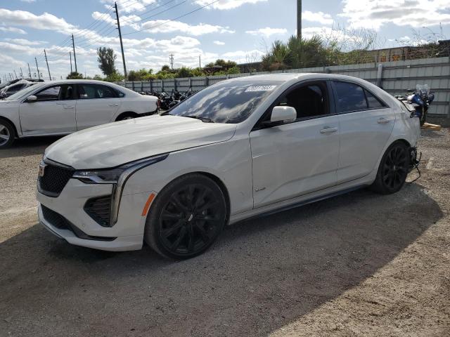 CADILLAC CT4-V 2021 with VIN 1G6DD5RL3M0116463 - Photo from auction