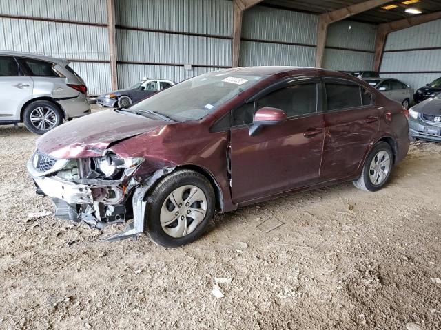 HONDA CIVIC LX 2014 with VIN 19XFB2F54EE075656 - Photo from auction