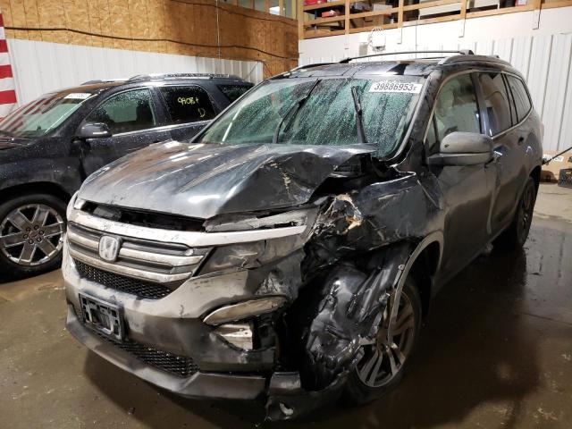 HONDA PILOT EX 2016 with VIN 5FNYF6H41GB054088 - Photo from auction