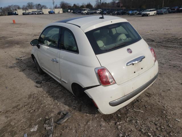 Photo 2 from auction – 2012 FIAT 500 LOUNGE with VIN 3C3CFFCR7CT335485