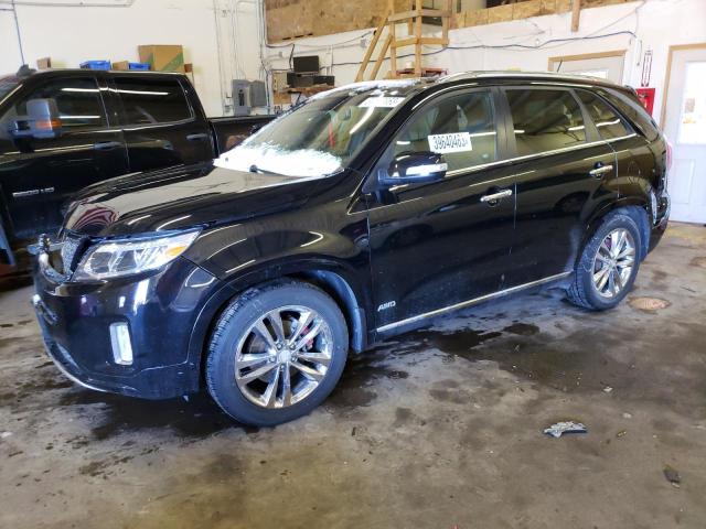 KIA SORENTO SX 2015 with VIN 5XYKWDA76FG592422 - Photo from auction