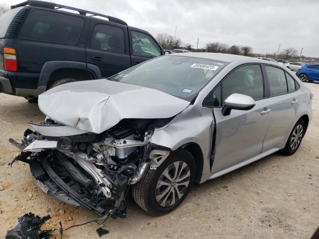 TOYOTA COROLLA LE 2022 with VIN JTDEAMDE4NJ050059 - Photo from auction