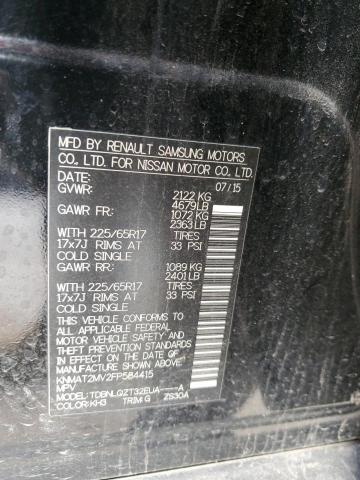 Photo 14 from auction – 2015 NISSAN ROGUE S with VIN KNMAT2MV2FP584415