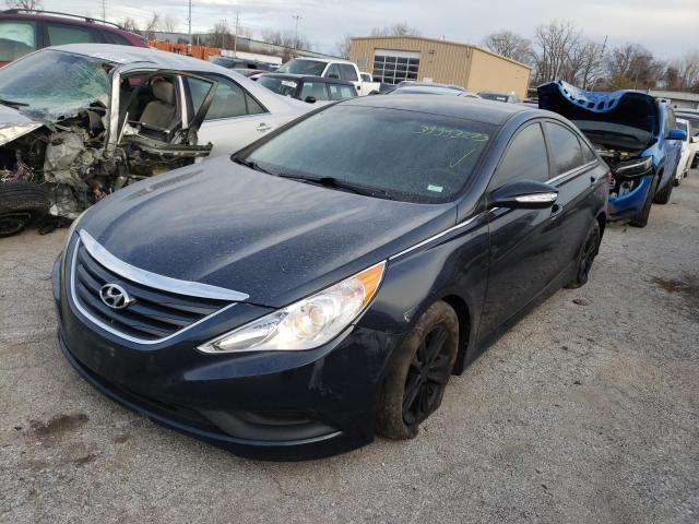 Photo 1 from auction – 2014 HYUNDAI SONATA GLS with VIN 5NPEB4AC1EH818430