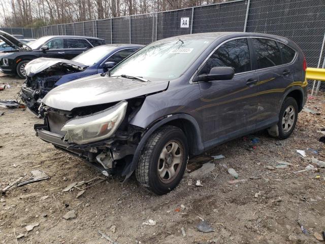 HONDA CR-V LX 2015 with VIN 5J6RM4H30FL024897 - Photo from auction