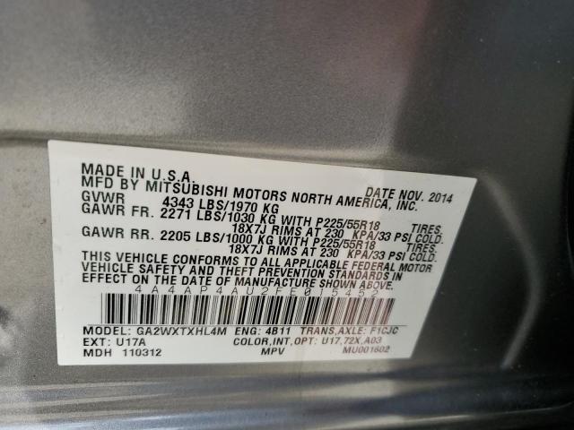 Photo 14 from auction – 2015 MITSUBISHI OUTLANDER with VIN 4A4AP4AU2FE015452
