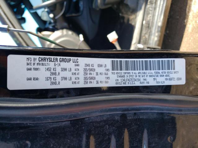 Photo 14 from auction – 2014 JEEP GRAND CHER with VIN 1C4RJFAG7EC541541