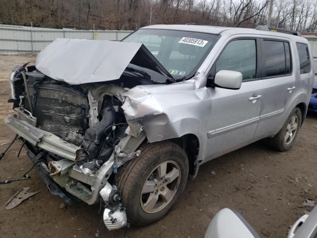 HONDA PILOT EXLN 2011 with VIN 5FNYF4H72BB028395 - Photo from auction