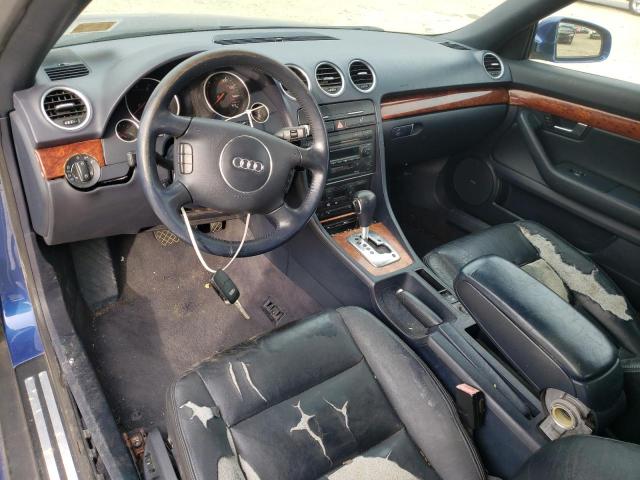 Photo 8 from auction – 2003 AUDI A4 3.0 CAB with VIN WAUAT48H93K014272