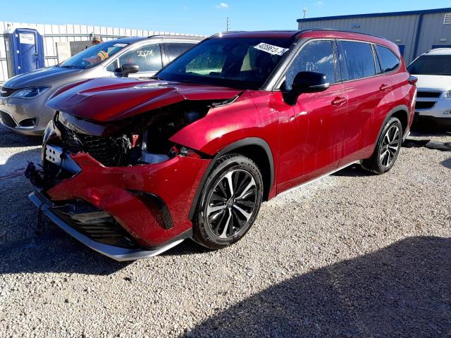 Photo 1 from auction – 2022 TOYOTA HIGHLANDER with VIN 5TDLZRAH7NS091283