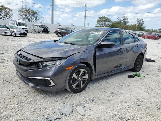 HONDA CIVIC LX 2019 with VIN 19XFC2F63KE041435 - Photo from auction