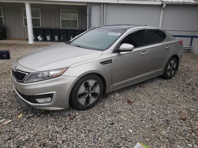 KIA OPTIMA HYB 2013 with VIN KNAGM4ADXD5057629 - Photo from auction
