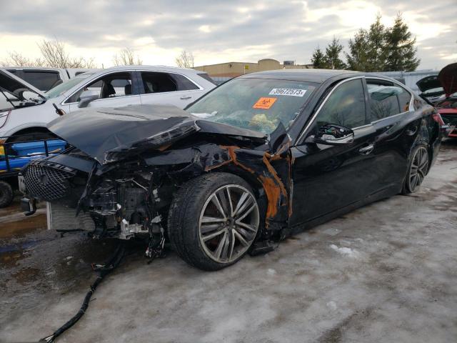 INFINITI Q50 BASE 2015 with VIN JN1BV7AR1FM422153 - Photo from auction