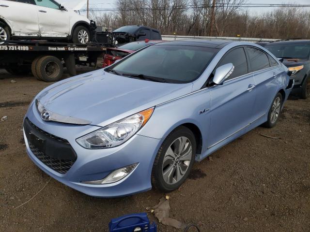 HYUNDAI SONATA HYB 2015 with VIN KMHEC4A46FA129378 - Photo from auction