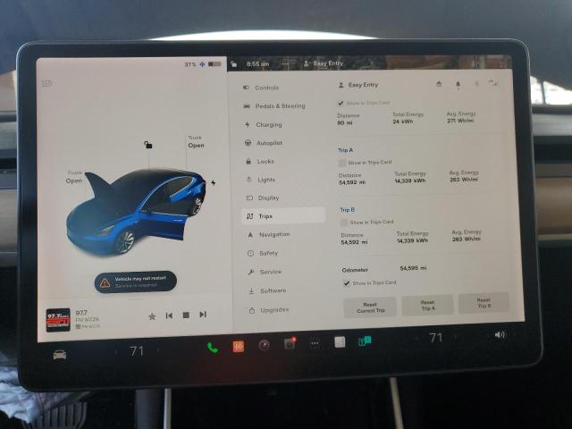 Photo 9 from auction – 2018 TESLA MODEL 3 with VIN 5YJ3E1EA5JF049705