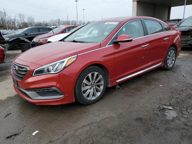 HYUNDAI SONATA SPO 2017 with VIN 5NPE34AF5HH563468 - Photo from auction