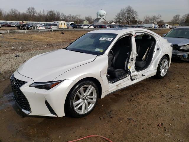 LEXUS IS 300 2021 with VIN JTHC81F2XM5043966 - Photo from auction