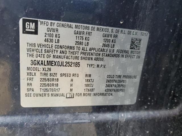 Photo 14 from auction – 2018 GMC TERRAIN SL with VIN 3GKALMEX0JL252185