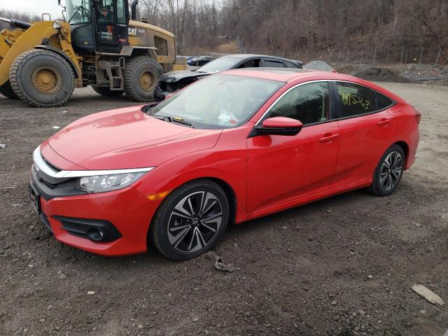 HONDA CIVIC EX 2018 with VIN JHMFC1F31JX043620 - Photo from auction