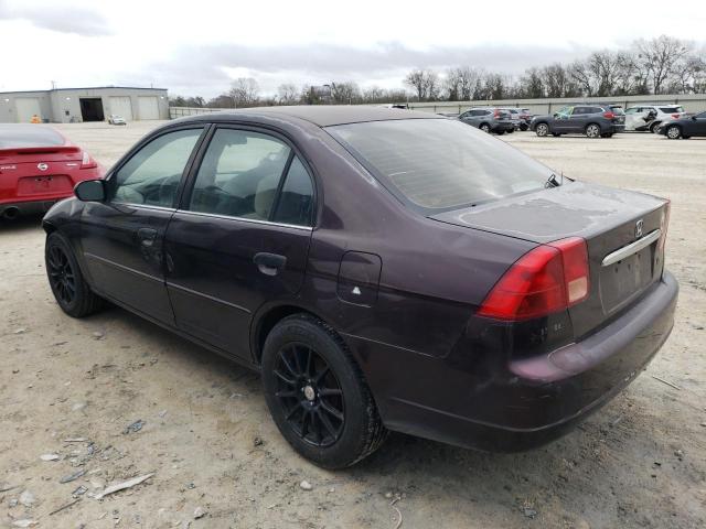 Photo 2 from auction – 2001 HONDA CIVIC LX with VIN 2HGES16561H509632