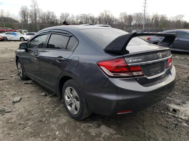 Photo 2 from auction – 2013 HONDA CIVIC LX with VIN 2HGFB2F59DH572304