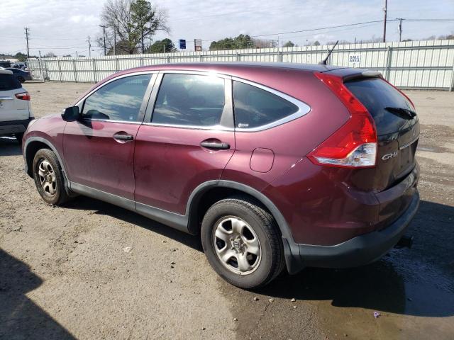 Photo 2 from auction – 2012 HONDA CR-V LX with VIN 5J6RM3H35CL045184