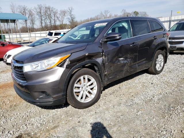 Photo 1 from auction – 2014 TOYOTA HIGHLANDER with VIN 5TDZARFH3ES004974