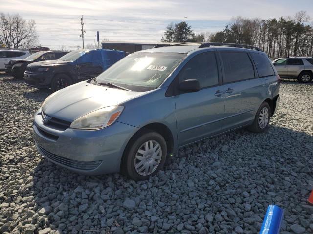 TOYOTA SIENNA CE 2004 with VIN 5TDZA23CX4S182721 - Photo from auction