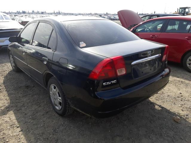 Photo 2 from auction – 2002 HONDA CIVIC DX with VIN 2HGES16172H518211