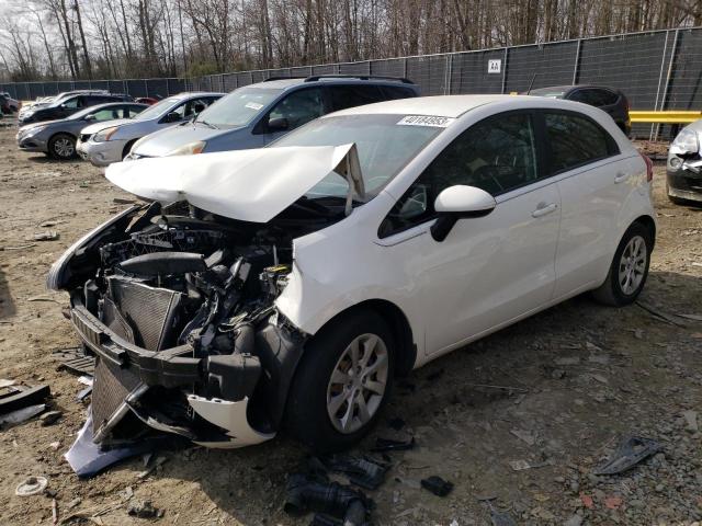 KIA RIO LX 2013 with VIN KNADM5A31D6227337 - Photo from auction
