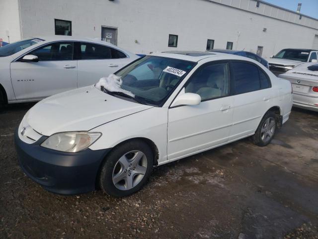 HONDA CIVIC EX 2005 with VIN 1HGES26735L007659 - Photo from auction
