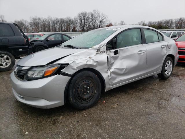 Photo 1 from auction – 2012 HONDA CIVIC LX with VIN 19XFB2F5XCE364652