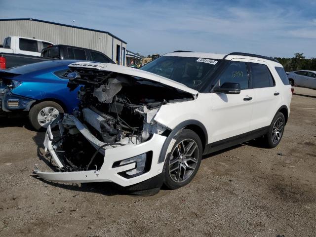 FORD EXPLORER S 2017 with VIN 1FM5K8GT7HGE37166 - Photo from auction