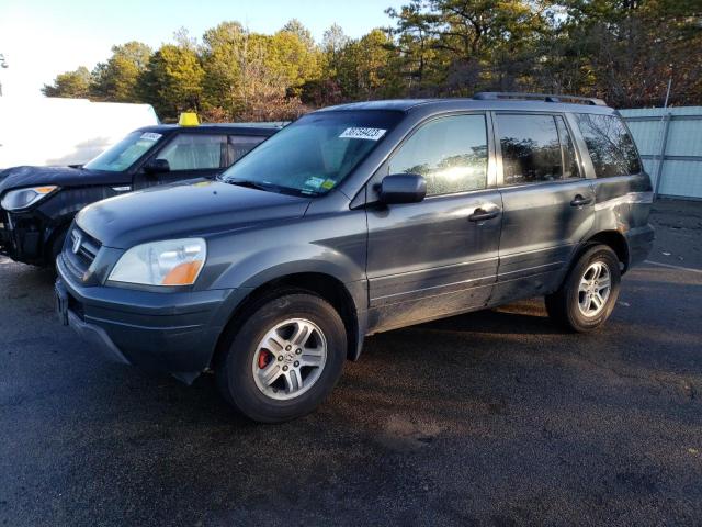 HONDA PILOT EX 2005 with VIN 2HKYF18485H534601 - Photo from auction