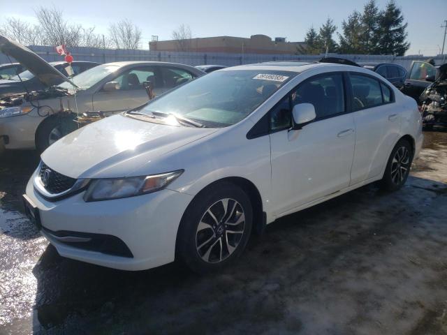 HONDA CIVIC LX 2013 with VIN 2HGFB2F55DH008620 - Photo from auction