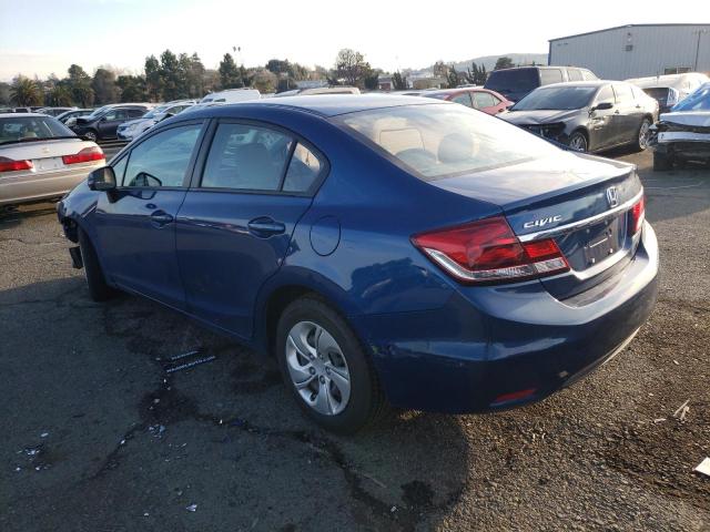 Photo 2 from auction – 2013 HONDA CIVIC LX with VIN 19XFB2F56DE218394