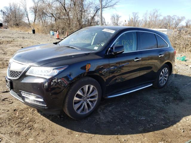 ACURA MDX TECHNO 2015 с VIN 5FRYD4H4XFB032033 - Фото с аукциона