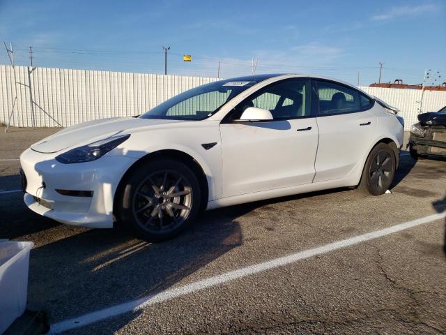 TESLA MODEL 3 2022 with VIN 5YJ3E1EAXNF286714 - Photo from auction